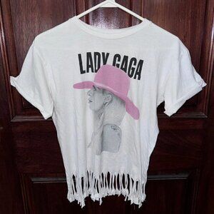 Lady Gaga Joanne Tour Fringe Shirt Size Medium